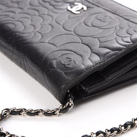 camillia chanel|Chanel camellia wallet on chain.